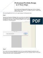 Create A Professional Portfolio Design in 17 Easy Steps