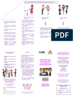 Cuadriptico Qué Hacen Las y Los Funcionarios de Casilla en La Jornada Electoral