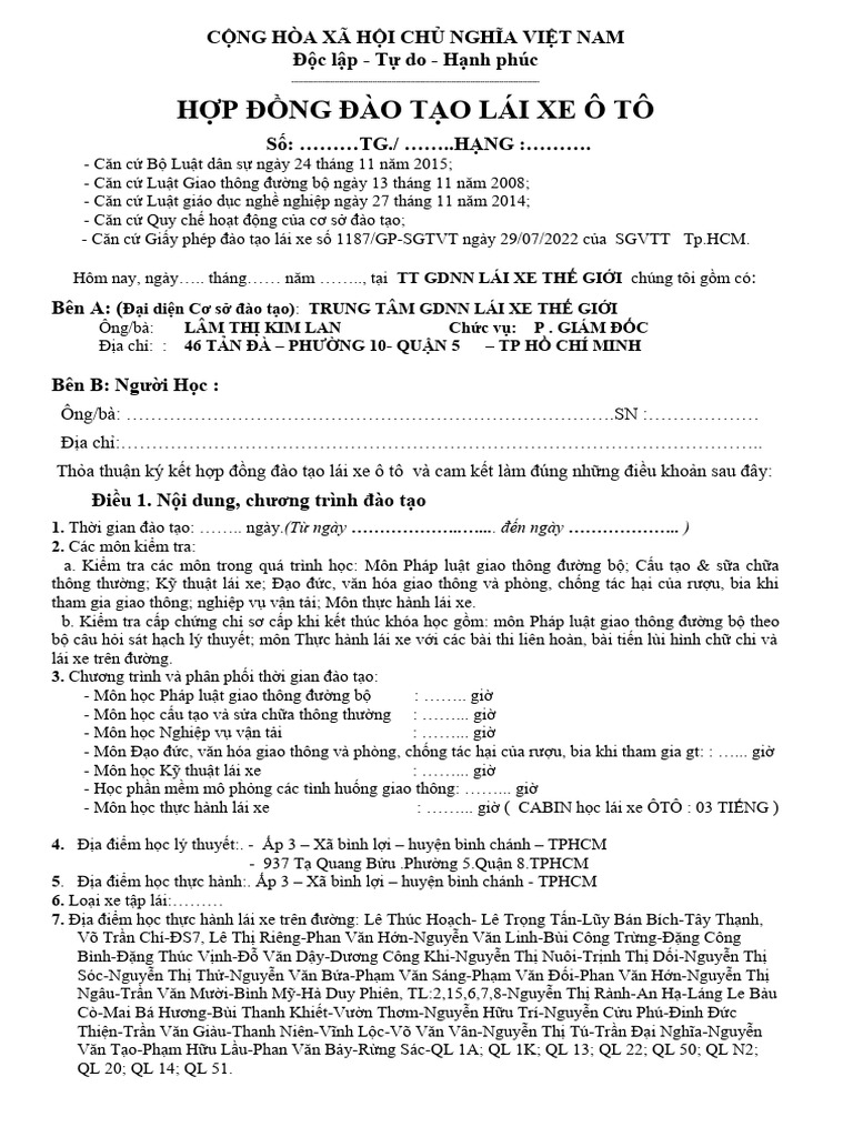 Hop dong dao tao mau 2023 b2 pdf