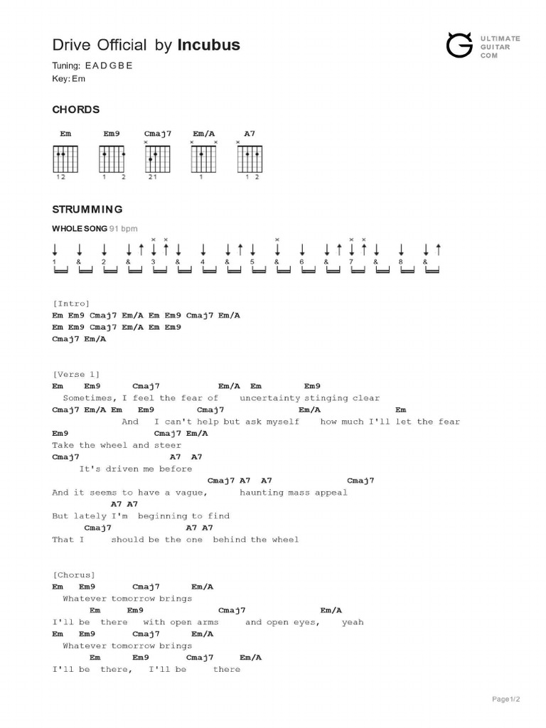 Drive Chords | PDF