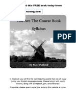 17 You Are The Course Book Syllabus MS Word Version