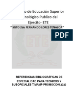 Tco Mecanico de Armamento Munición y Producción PDF