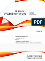 Interpersonal Communication