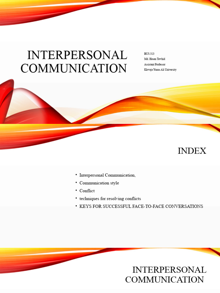EFFECTIVE INTERPERSONAL COMMUNICATION SKILLS PDF visual data 3