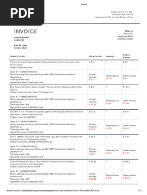 Invoice February