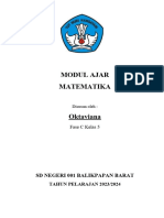 Modul Ajar Matematika - Kelas 5 - Okta