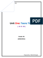 Unit:: Teens Time