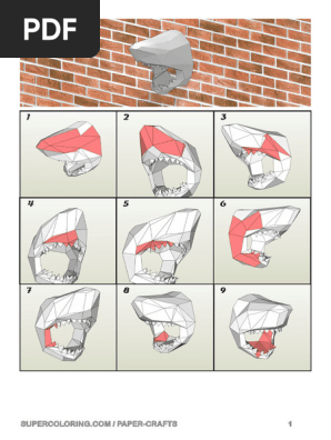 Jaws Shark Paper Crafts