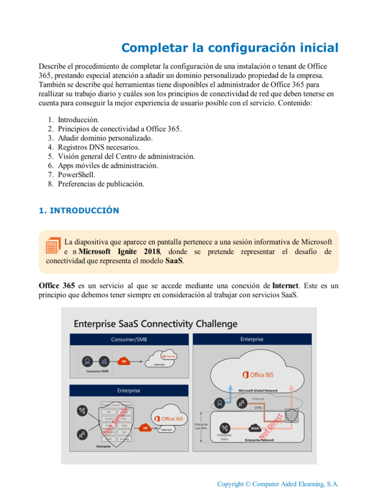 Manual - Lec02 Configuracion Del Office 365 | PDF