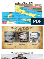 UNIFICATION OF ITALY PPTs