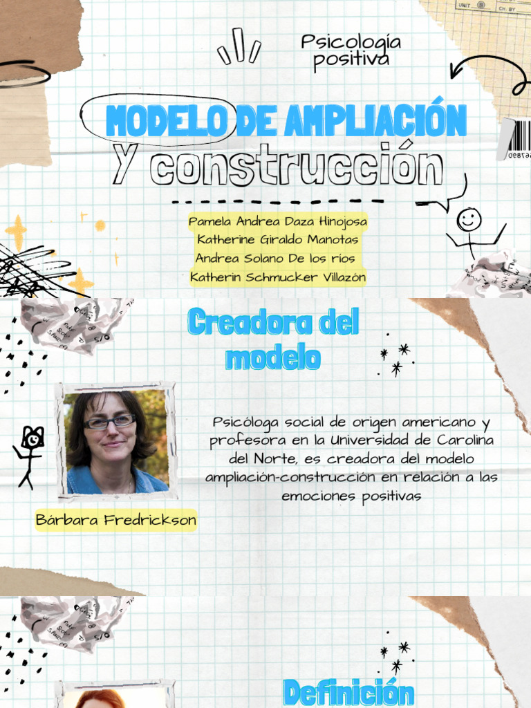 Modelo de Ampliación y Construcción Fredrickson | PDF | Las emociones |  Bienestar