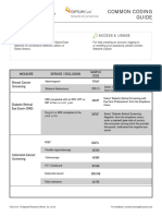 Optumcare Cozeva Common Coding Guide