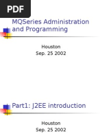 Mqseries Administration and Programming: Houston Sep. 25 2002