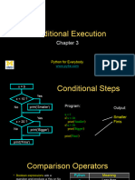 Pythonlearn 03 Conditional