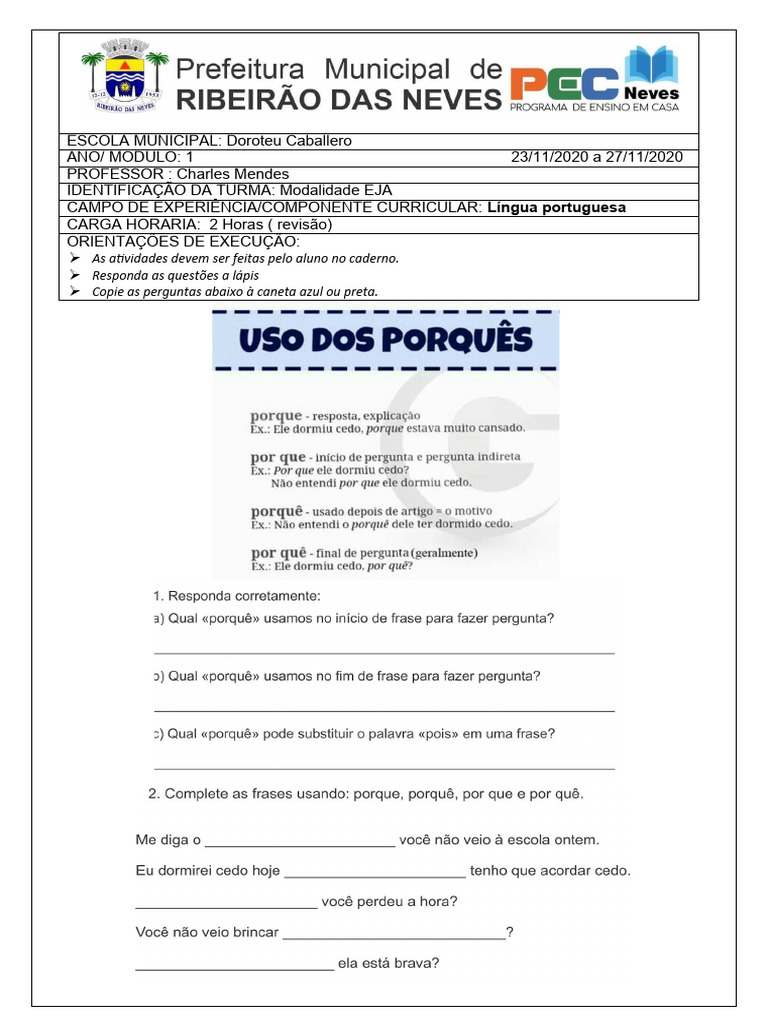 Módulo 1 Português Pdf