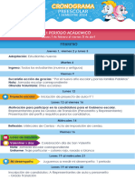 Preescolar: 1 Periodo Acádemico