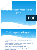 14 - Základné Veličiny Magnetického Poľa