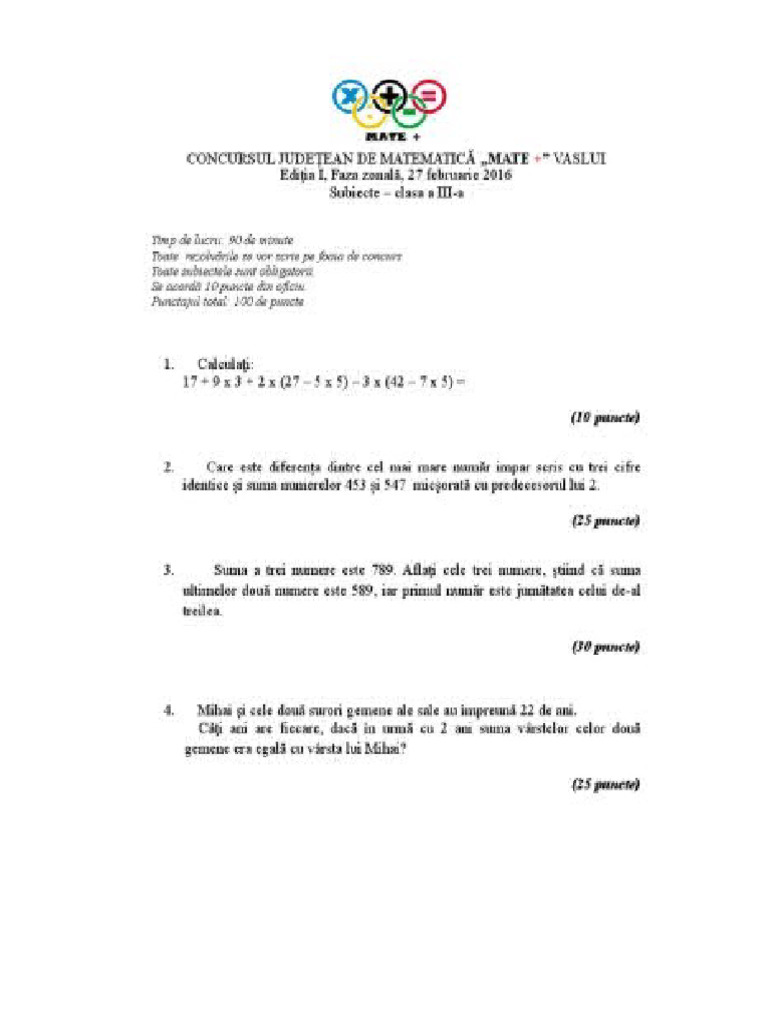 Mate+ III - 2016 | PDF