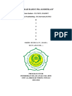 Sejarah Hadist Pra Kodifikasi 3-1