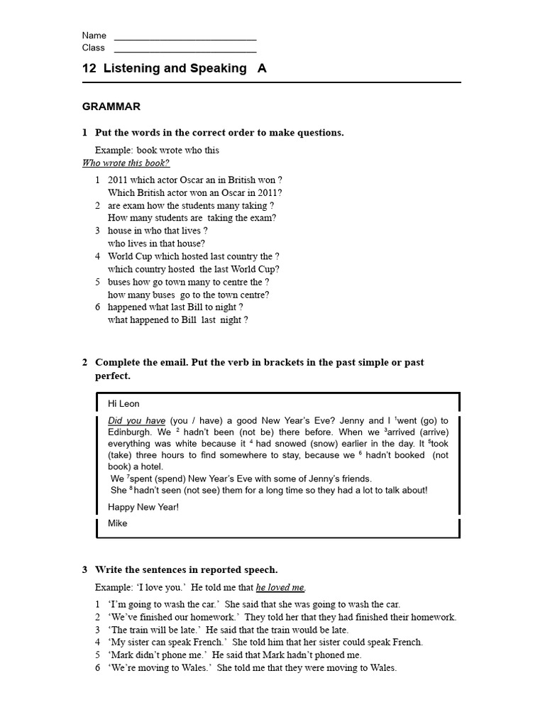 Ef3e Preint Filetest 12a Pdf Language Arts Discipline