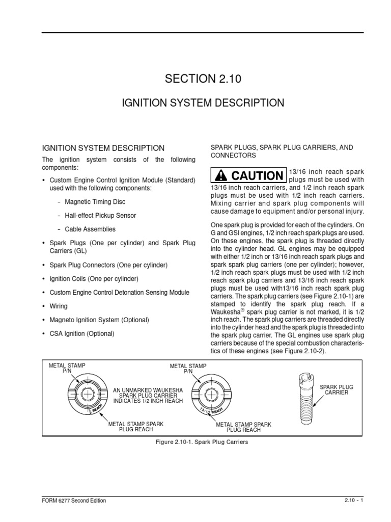 Ignition System Overview and Components | PDF | Science & Mathematics