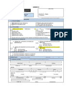 Formulario Único de Edificación (FUE) - Anexo II PDF