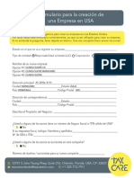 Formulario para Registro de Empresa V23