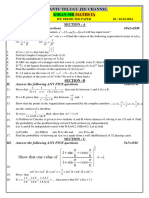 Vedantu Telugu Jee Channel Kiran Sir Maths Ia: I. Answer The Following Questions 10x2 20M