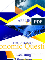 Chapter 1 - Lesson 1.3 - Answering The Four Basic Economic Questions
