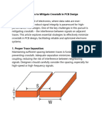 Crosstalk in PCB Design