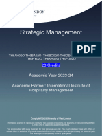 MSG Strategic Management IIHM 23-24