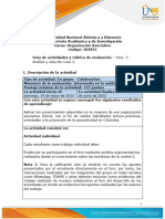 Guia de Actividades y Rúbrica de Evaluación - Unidad 2 - Fase 3 - Análisis y Solución Caso 2