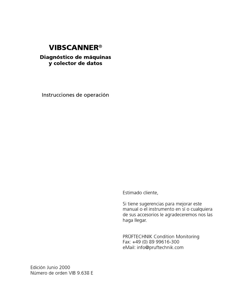 Manual Vibscanner | PDF
