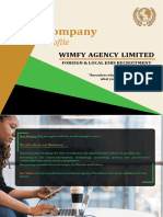 Wimfy Agency LTD Comapny Profile