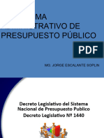 Sistema Adm. Presupuesto-Principios