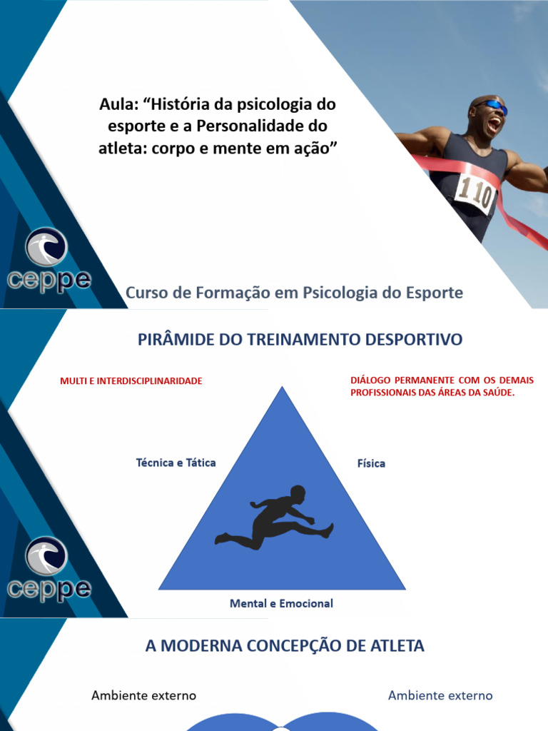 Aula 2 Historia Da Psicologia Do Esporte E A Personalidade Do Atleta