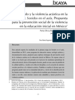 El Ruido y La Violencia Acustica en La Escuela