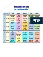 Horario Escolar 2023-2°c