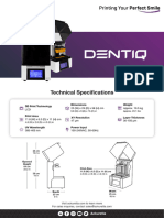 DENTIQ - Technical Specifications Sheet