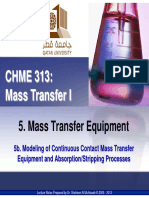 QATAR UNIV 5b. - Modeling - of - Mass - Transfer - Equipment1 - Fall - 2013 - PDF