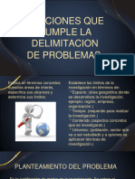 Funciones Que Cumple La Delimitacion de Problemas - 054707