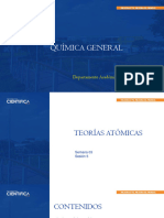 QUÍMICA GENERAL - TEO - SEM-03 - SESIÓN-05 - 2023-1 - Teorías Atómicas