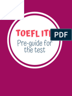 Guía Toefl ITP Actualizada