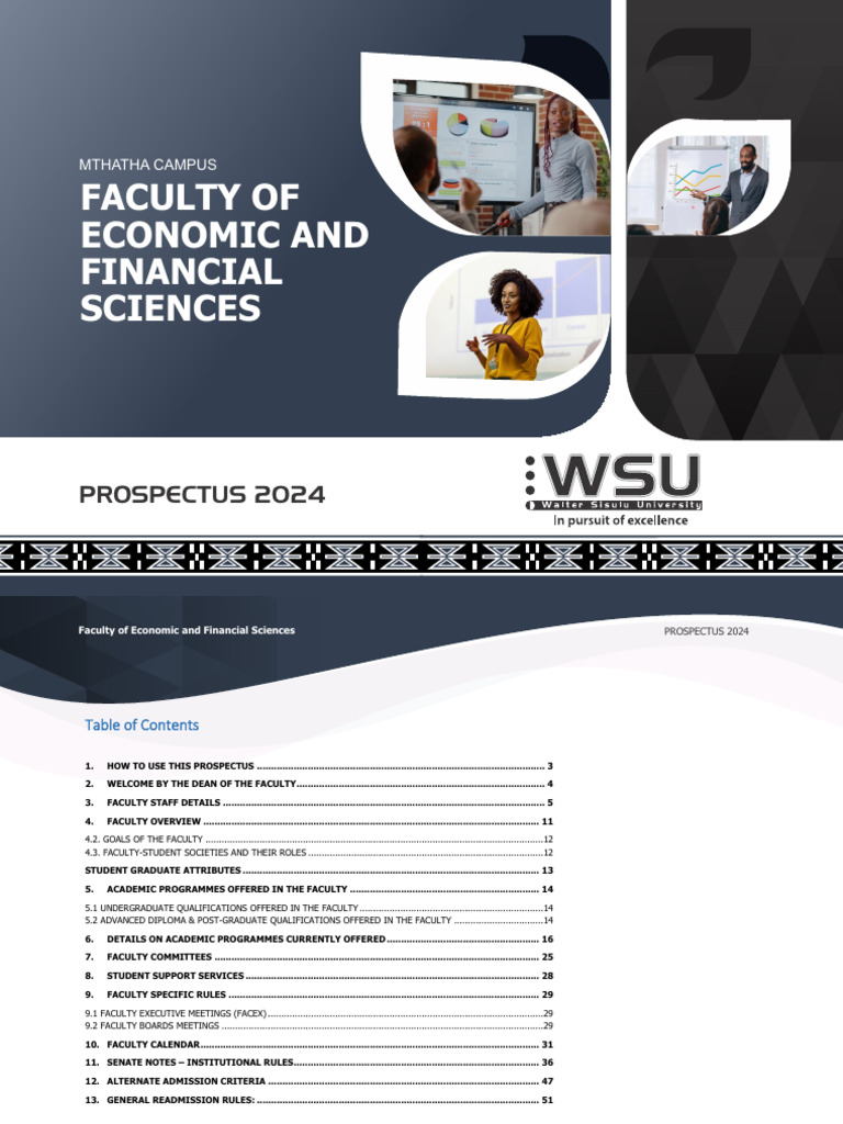 2024 Fefs Prospectus Wsu PDF Accounting Accountant