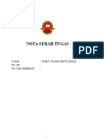 Nota Serah Tugas Nurul