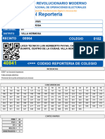 Pro 13 La Romana Cir 01 Mun 295 Villa Hermosa Dis 295 Villa Hermosa Rec 00064 Liceo Tecnico Luis Heriberto Payan Colegios 0182 Al 0182