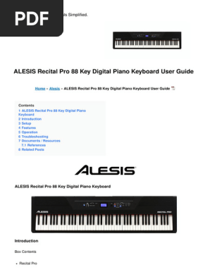 recital-pro-88-key-digital-piano-keyboard-manual