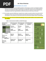 Bird Phenotypes and Natural Selection Simulation | PDF | Natural ...