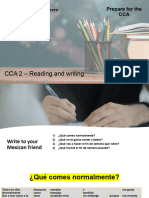 CCA 2 - Reading and Writing