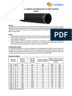 Tubería No Perforada de Hdpe Propipe Np100